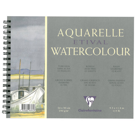 Album RI Etival grain torchon 24x30 12F 250g CLAIREFONTAINE