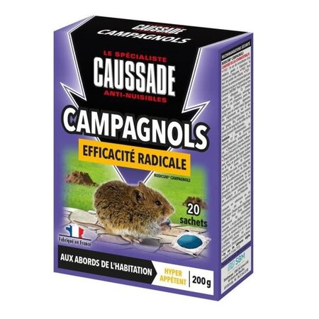 CAUSSADE CARPT200 Rats & Souris - Blocs 300 g Pex