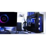 COOLER MASTER NR600 Boîtier PC Gaming (ATX, 1xFenetre verre trempé, 2xVentilateurs 120mm) - Noir