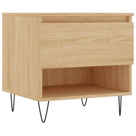 vidaXL Table basse chêne sonoma 50x46x50 cm bois d'ingénierie