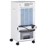 vidaXL Refroidisseur d’air mobile 3 en 1 Blanc et noir 61x31x27cm 65 W
