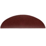 vidaXL Tapis d'escalier auto-adhésif Poinçon aiguilleté 15 Pièces Rouge