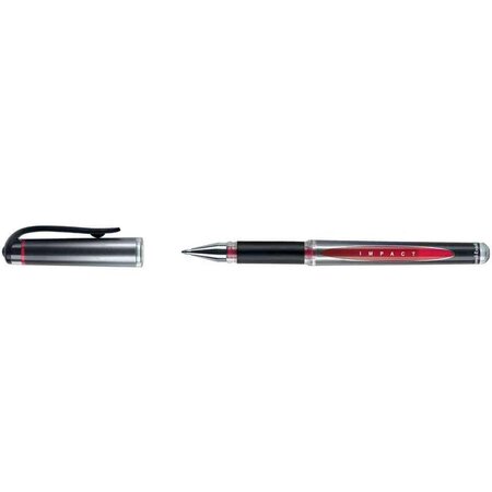 Stylo roller encre gel Impact Broad UM-153S 1,0mm rouge UNI-BALL