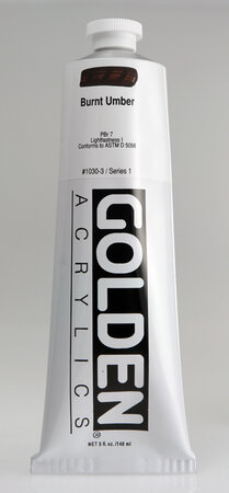 Peinture Acrylic HB Golden I 150ml Terre d'ombre brûlée