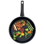 Tefal c3670602 - poele elegance - ø 28 cm - gris métallisé - tout feux sauf induction