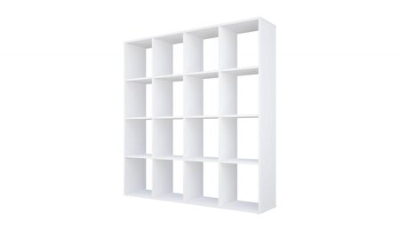 Etagères bibliothèque cube REGAL 16 compartiments BLANC