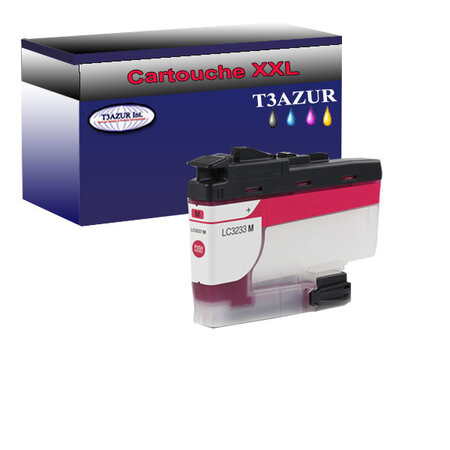 Cartouche compatible Brother DCP-J1100DW, MFC-J1300DW, LC3233XL - Magenta – T3AZUR