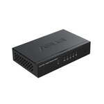ASUS GX-U1051 Géré Gigabit Ethernet [10/100/1000] Noir (GX-U1051 SWITCH - 5x Gigabit RJ-45, MAC 4K, VIP port, Plug and Play) - 90IG