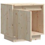 vidaXL Table de chevet 40x30x40 cm Bois de pin solide
