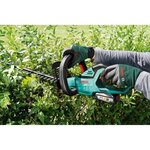 Taille-haies sans fil bosch - ahs 50-20 li (1 batterie 18 v 2 5 ah  1 chargeur   longueur de lame 50 cm)