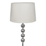 vidaXL Lampadaire avec support haut Décoration à 4 boules Blanc