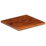 vidaXL Plateau de service Bois solide de Sesham 50 x 50 cm