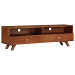 vidaXL Meuble TV Bois de récupération solide 140 x 30 x 40 cm