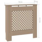 vidaXL Cache-radiateur MDF 78 cm