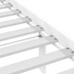 vidaXL Cadre de lit Blanc Bois massif 180x200 cm Super King