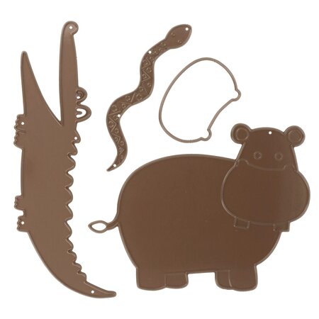 Matrices de découpe hippopotame et cie