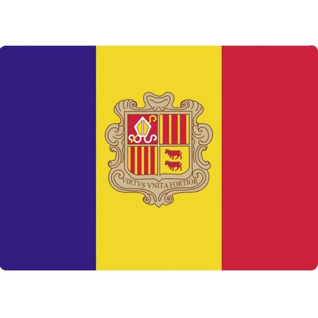 Informatique tapis de souris drapeau andorre