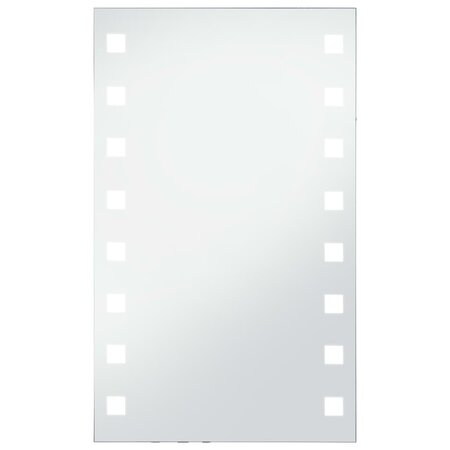vidaXL Miroir mural à LED pour salle de bains 60x100 cm