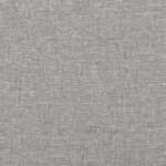 vidaXL Cadre de lit avec tête de lit Gris clair 80x200 cm Tissu