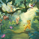 Komar Photo murale Lion King Jungle 368 x 254 cm