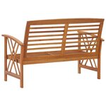 vidaXL Banc de jardin 119 cm Bois d'acacia solide