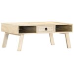 vidaXL Table basse 100x60x40 cm Bois de manguier massif