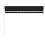 vidaXL Auvent rétractable automatique 300x250 cm Anthracite