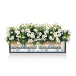 LECHUZA Jardinière BALCONERA Cottage 80 ALL-IN-ONE Moka