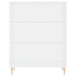 vidaXL Buffet haut Blanc 69 5x34x180 cm Bois d'ingénierie