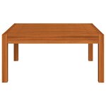 vidaXL Salon de jardin 4 Pièces avec coussins Crème Bois d'acacia solide