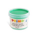 PRIMO 228TXD100SP Gouache aux doigts textile en pot de 100 gr., mallette multifonction, 6 couleurs.