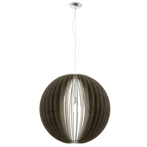 Eglo lampe suspendue cossano marron 94637