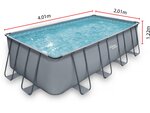 Piscine tubulaire "Ludo 2" - 4 01 x 2 01 x 1 22 m - Sans filtration