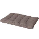 Madison coussin de palette panama 120 x 80 cm taupe flo9b222