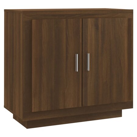 vidaXL Buffet Chêne marron 80x40x75 cm Bois d'ingénierie