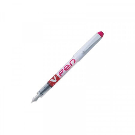 Stylo plume v-pen effaçable pointe moyenne rose pilot