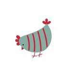 Matrice De Découpe Poule - 7 5X8 1 Cm