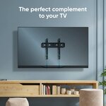 Onkron fm5 fixation tv murale non inclinable pour des téléviseurs de 32à  65 pouces noir