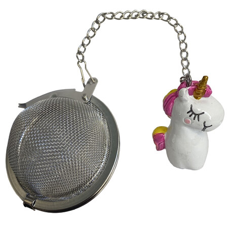 Boule à thé breloque licorne