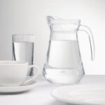 Pichet en verre 1 l - lot de 6 - olympia -  - verre1 x197mm