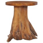 vidaXL Table basse 40 x 40 cm Bois de teck massif