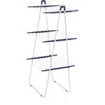 LEIFHEIT Séchoir pieds TOWER 190 - L 66 x P 61 x H 150 cm - Partie médiane repliable
