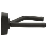vidaXL Supports muraux pour guitare 6 Pièces Noir Acier