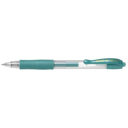 Stylo bille à encre gel G2 07 Metallic Vert métallique x 12 PILOT