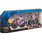League of legends - coffret 5 figurines 10 cm - 6062218 - avec 12 points d'articulation & accessoires - jouet collection
