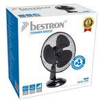 Bestron ventilateur de bureau 35 cm noir ddf35z