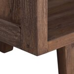 vidaXL Meuble TV 100x30x40 cm Bois de teck solide
