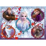La reine des neiges 2 puzzle 60 pieces - unis pour la vie - nathan - puzzle enfant + trieur - des 6 ans