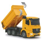 Jamara camion à benne télécommandé mercedes-benz arocs 1:26 jaune