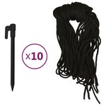 vidaXL Porte voûtée gonflable de Noël avec LED 270 cm